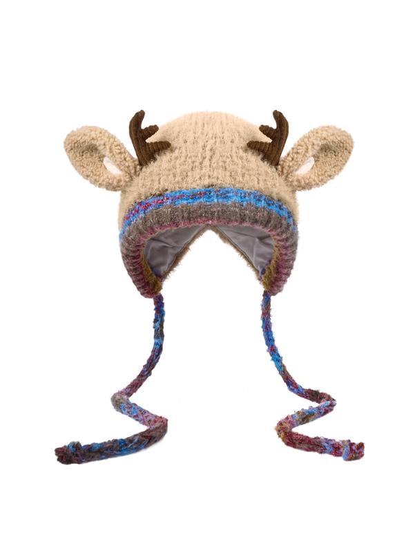 🦌Original design Festive Christmas Antler Hat🧶