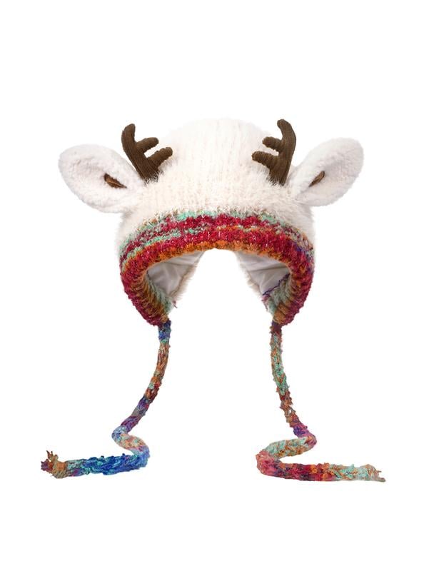 🦌Original design Festive Christmas Antler Hat🧶