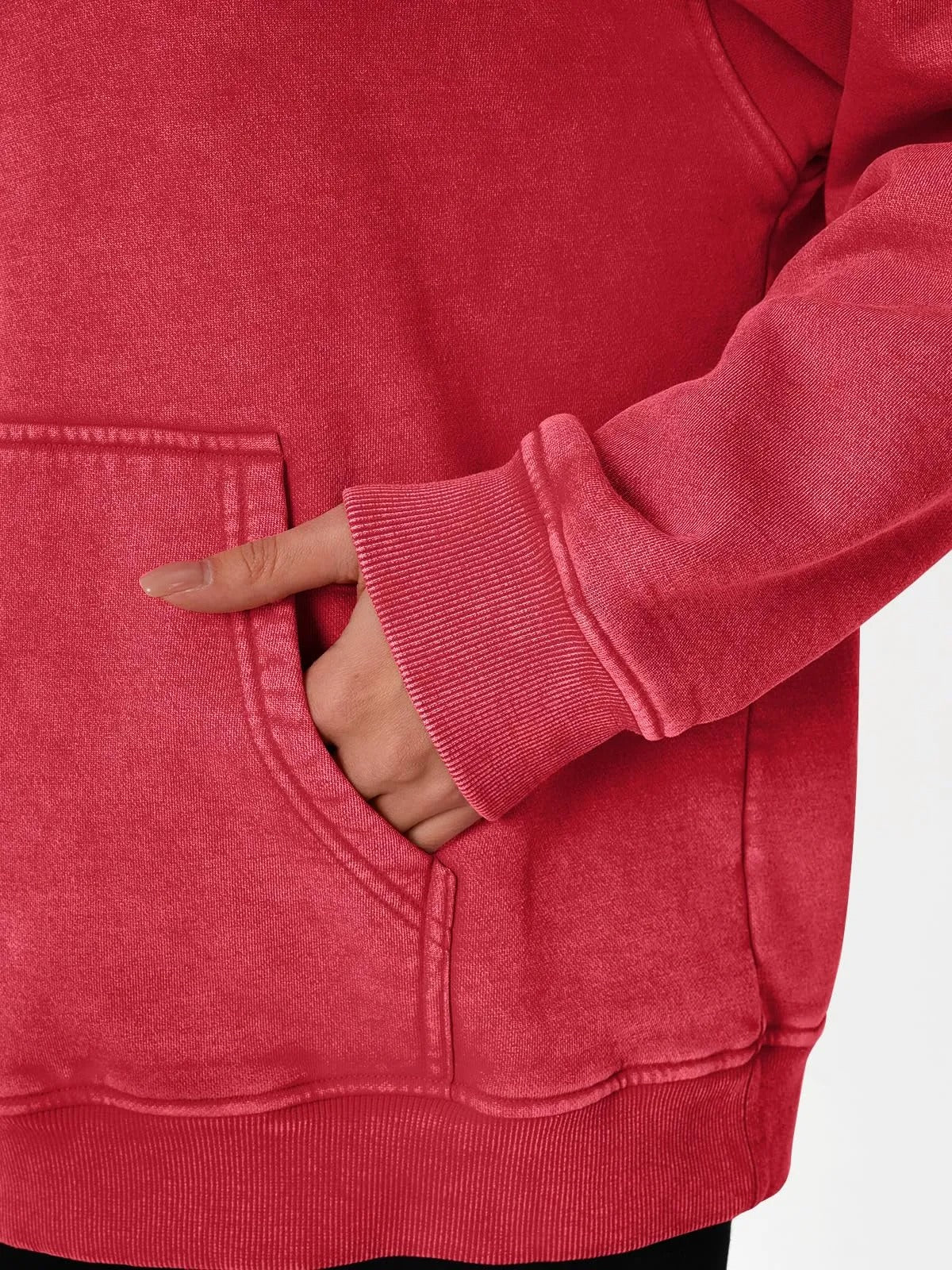 💥🎁Womens Acid Wash Hoodie Oversized Long Sleeve Fall Fashion Sweatshirts