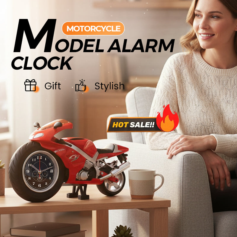🔥Deals-Motorcycle Model Alarm Clock