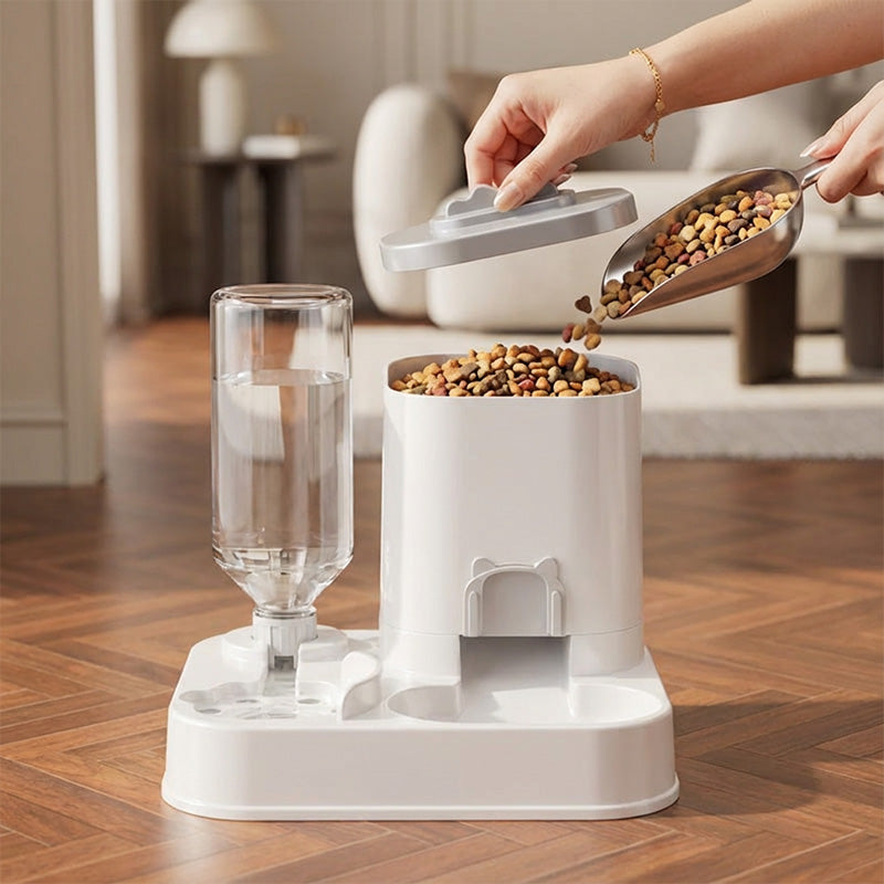 🔥2-in-1 Automatic Pet Feeder & Water Dispenser