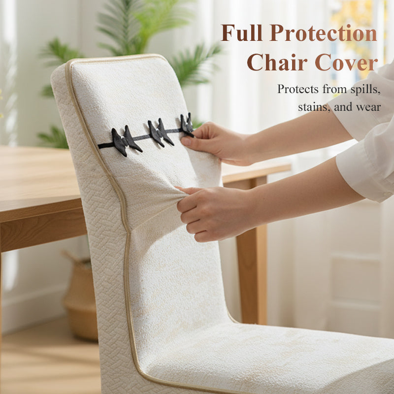 ✨Full Coverage Chair Cover with Elegant Jacquard