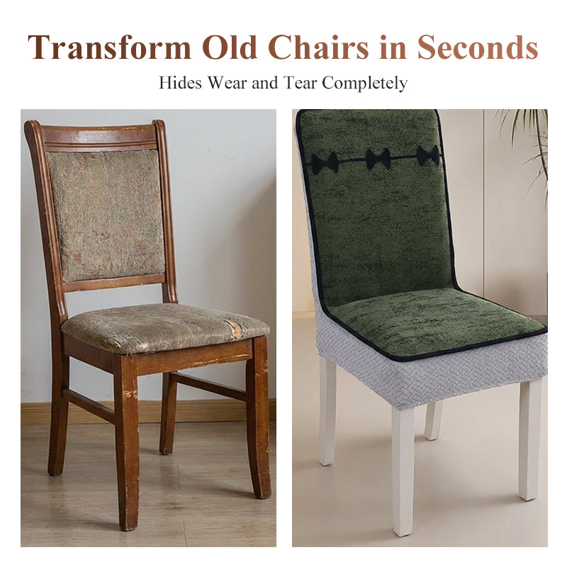 ✨Full Coverage Chair Cover with Elegant Jacquard