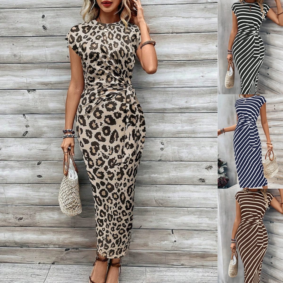 🔥💕Women's Elegant Tie Waist Dress