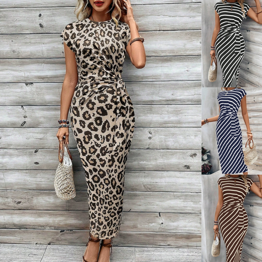 🔥💕Women's Elegant Tie Waist Dress