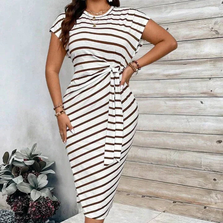 🔥💕Women's Elegant Tie Waist Dress
