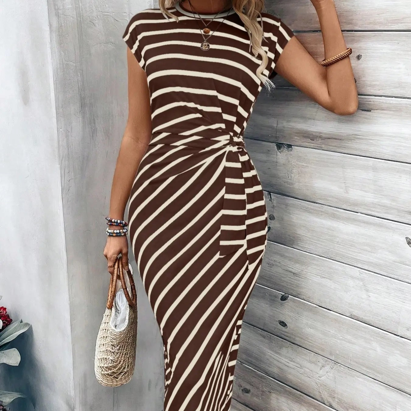🔥💕Women's Elegant Tie Waist Dress