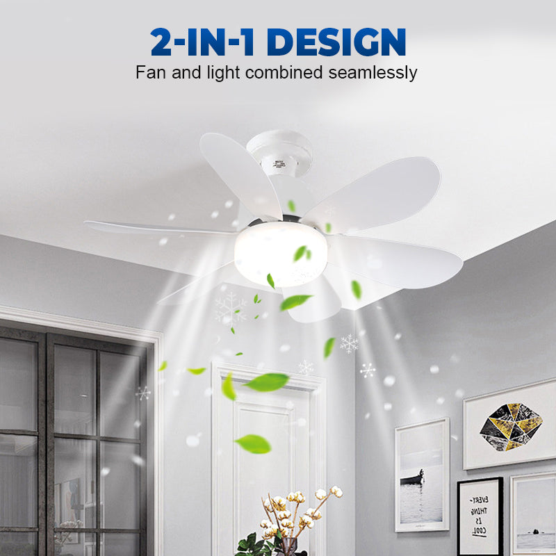 💡🌬️ 2-in-1 Remote-Controlled Ceiling Fan with LED Light – Energy-Efficient, Quiet Motor & Perfect for Home Comfort 🏠