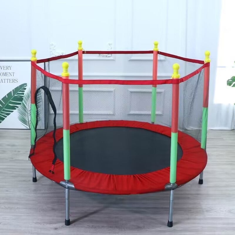 🔥Free Shipping🔥4.6ft Kids' Trampoline with Safety Enclosure Net