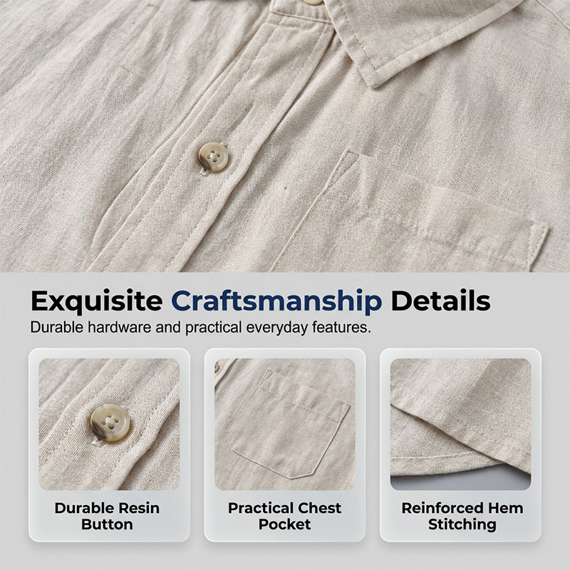 Men's Casual Breathable Long Sleeve Top