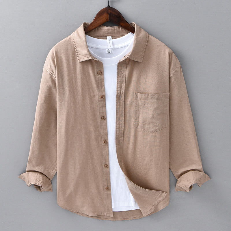 Men's Casual Breathable Long Sleeve Top