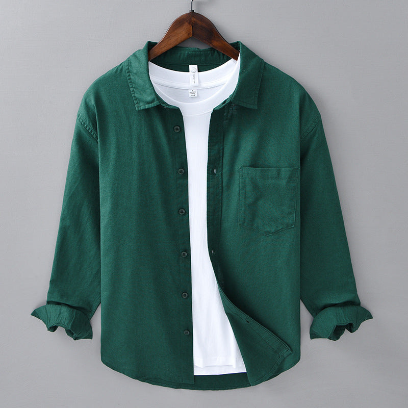 Men's Casual Breathable Long Sleeve Top