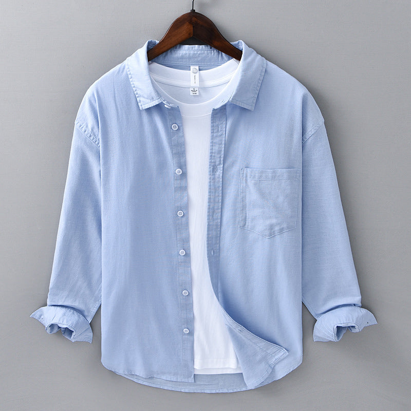 Men's Casual Breathable Long Sleeve Top