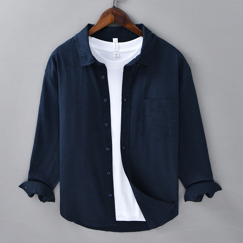 Men's Casual Breathable Long Sleeve Top