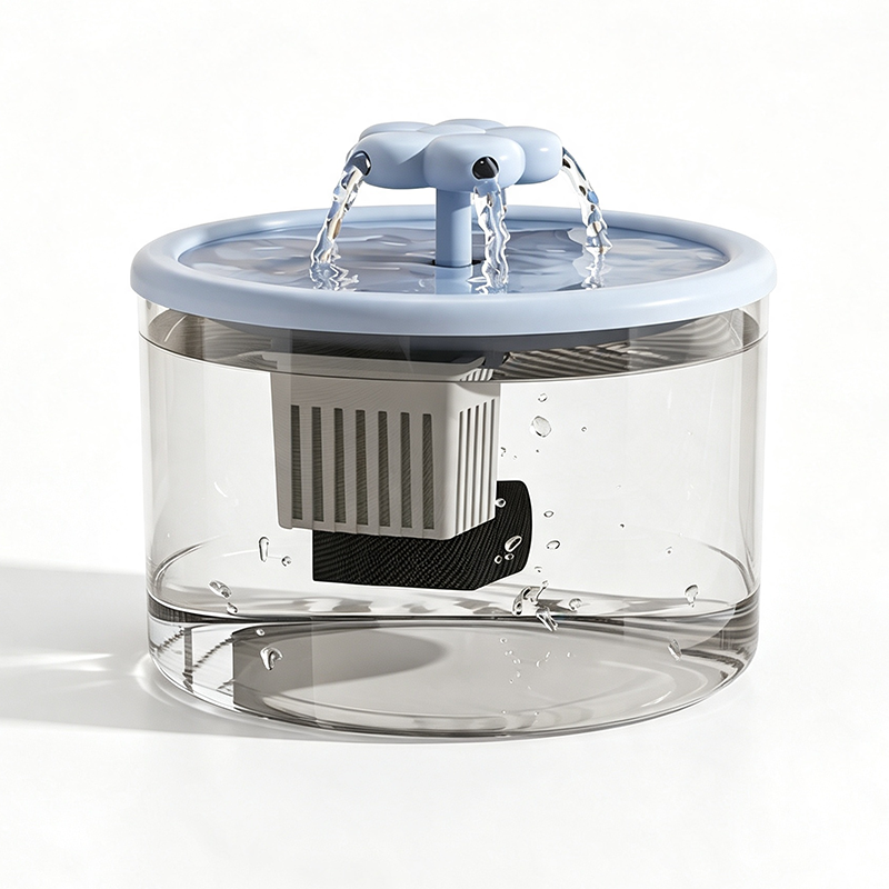 🐱 Automatic Pet Water Fountain: 1500ml, Multi-Layer Filtration, Whisper-Quiet, Easy-Clean