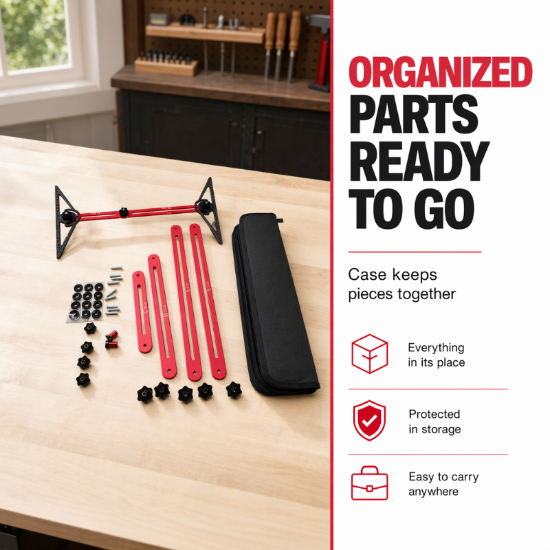 🔧 Renovation Tool Kit: Aluminum Profile, High Accuracy, Multi-Purpose, with Carry Bag
