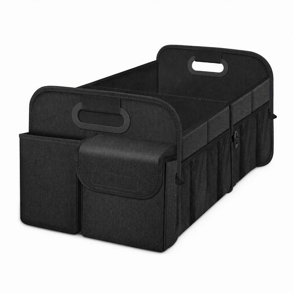 🚗 52L Car Boot Organiser: Heavy-Duty, 3-in-1 Foldable, Waterproof Oxford, Stable