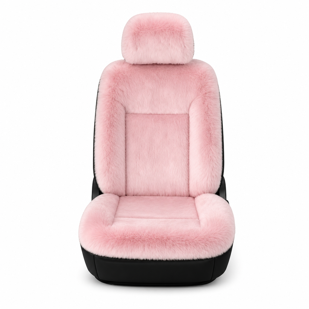 🚗 Plush Car Seat Cover: Winter Warm, Universal Fit, Soft & Non-Slip