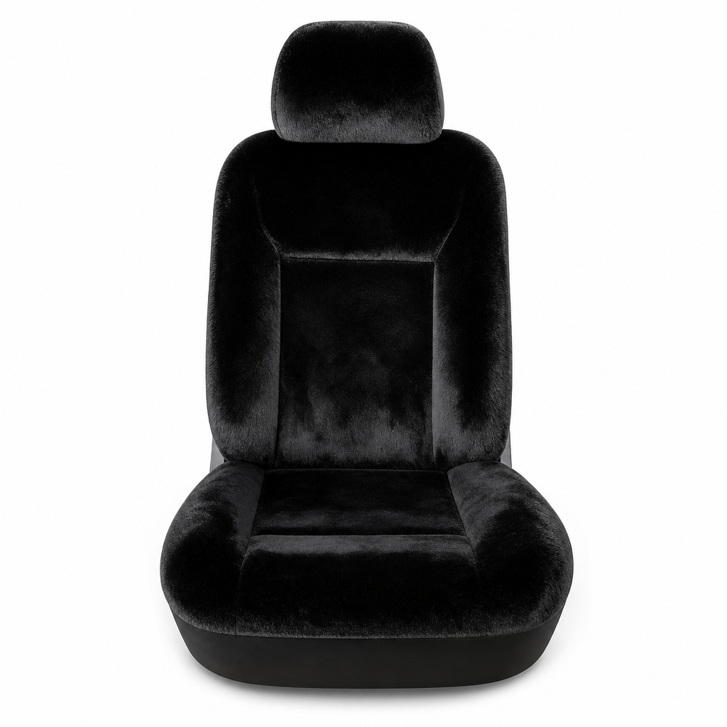 🚗 Plush Car Seat Cover: Winter Warm, Universal Fit, Soft & Non-Slip