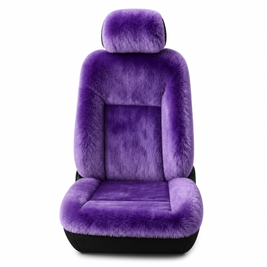 🚗 Plush Car Seat Cover: Winter Warm, Universal Fit, Soft & Non-Slip