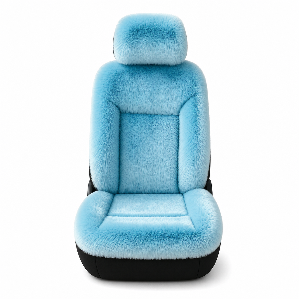 🚗 Plush Car Seat Cover: Winter Warm, Universal Fit, Soft & Non-Slip