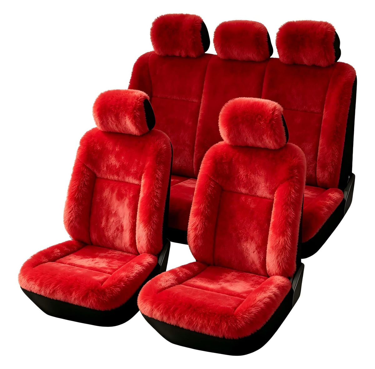🚗 Plush Car Seat Cover: Winter Warm, Universal Fit, Soft & Non-Slip