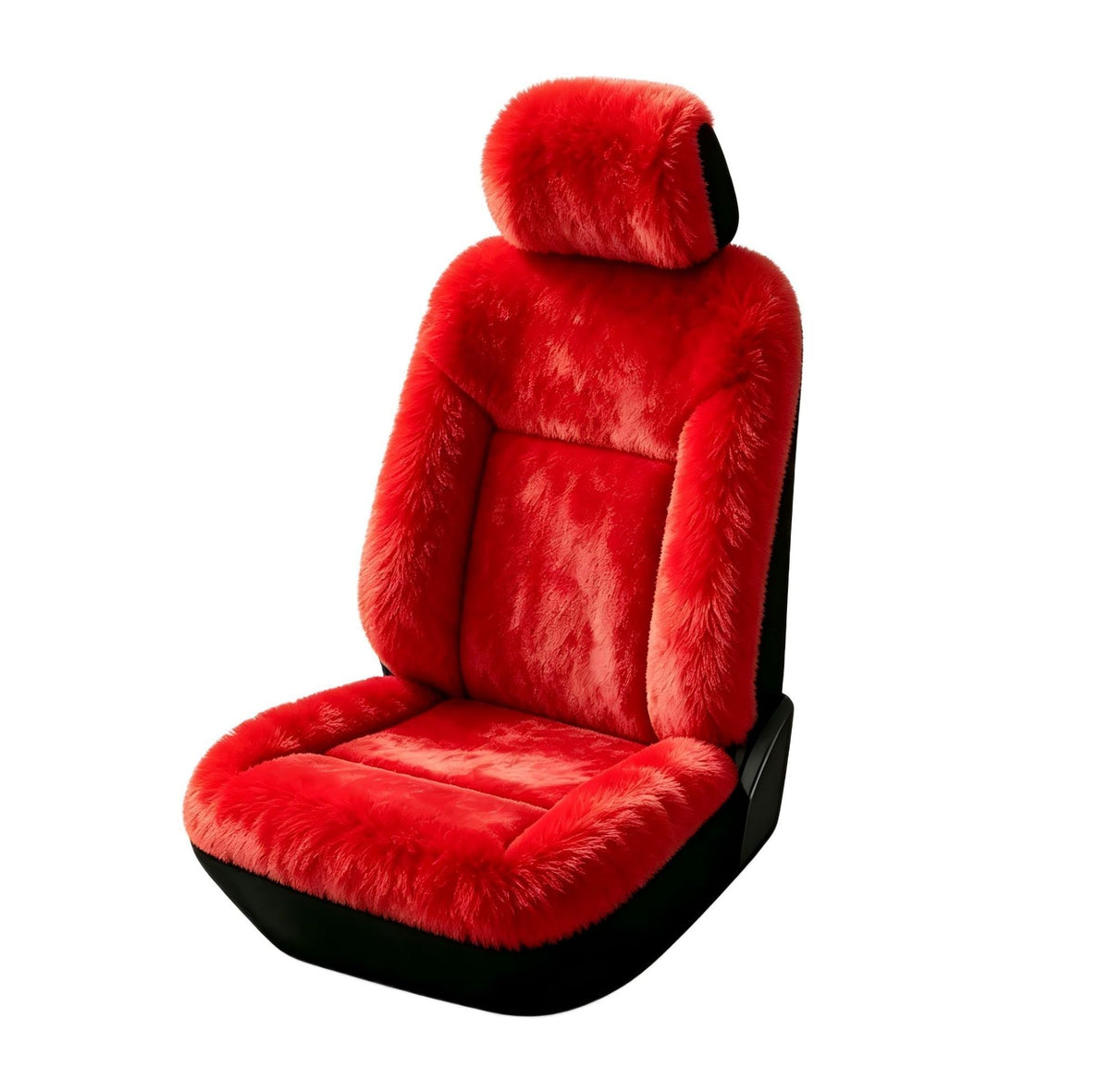 🚗 Plush Car Seat Cover: Winter Warm, Universal Fit, Soft & Non-Slip