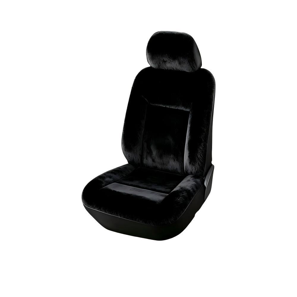 🚗 Plush Car Seat Cover: Winter Warm, Universal Fit, Soft & Non-Slip