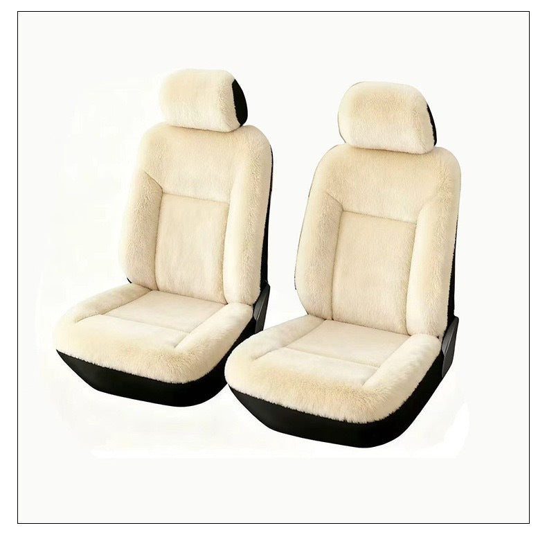 🚗 Plush Car Seat Cover: Winter Warm, Universal Fit, Soft & Non-Slip