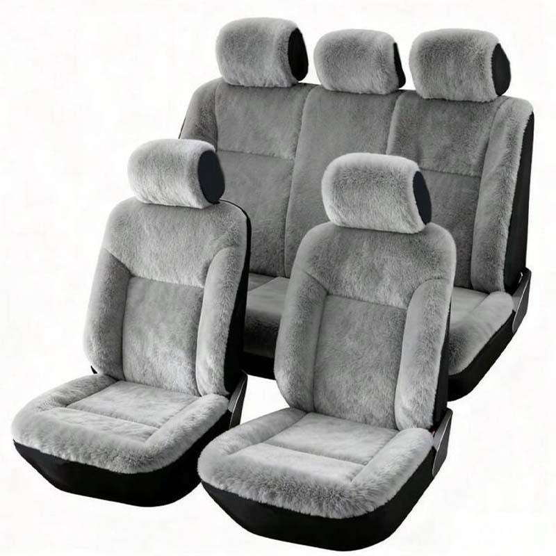 🚗 Plush Car Seat Cover: Winter Warm, Universal Fit, Soft & Non-Slip