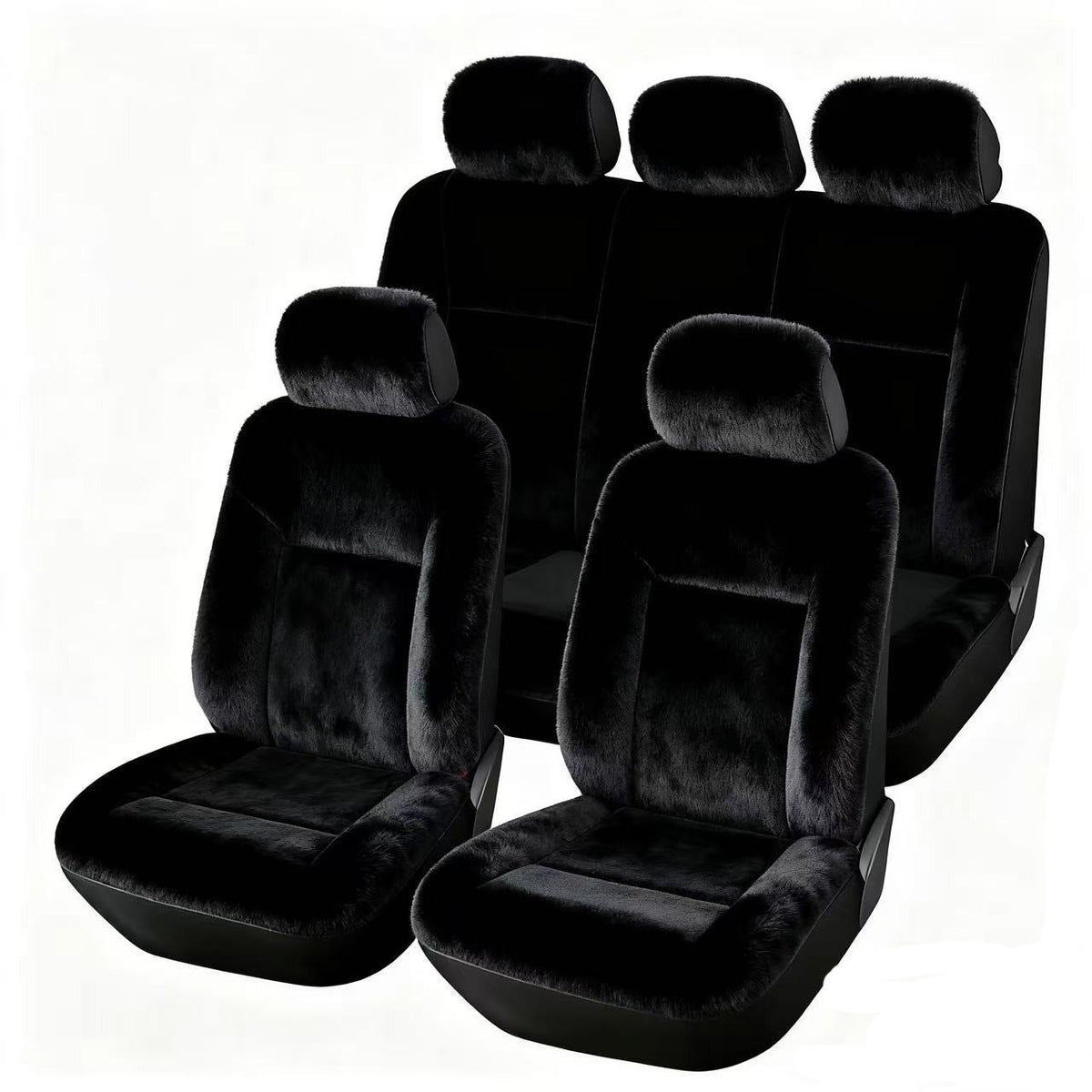 🚗 Plush Car Seat Cover: Winter Warm, Universal Fit, Soft & Non-Slip
