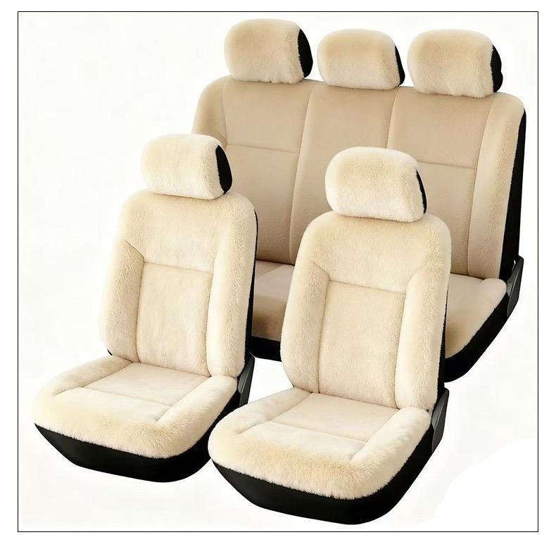 🚗 Plush Car Seat Cover: Winter Warm, Universal Fit, Soft & Non-Slip