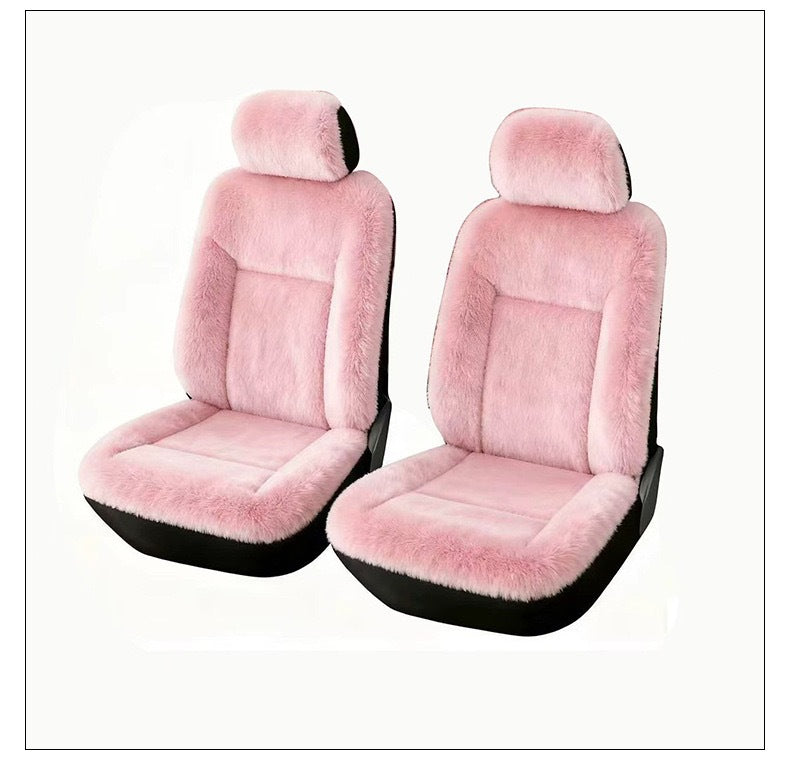 🚗 Plush Car Seat Cover: Winter Warm, Universal Fit, Soft & Non-Slip
