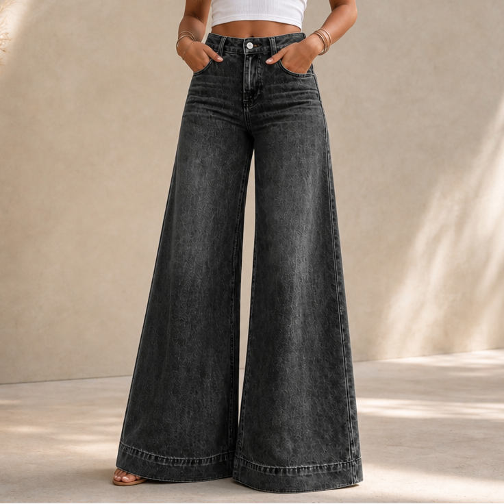 High-Rise Extra-Wide-Leg Jeans